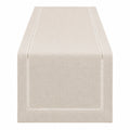 Chemin de Table Beige Élégant avec Détails Ajourés