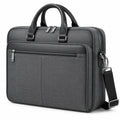 Sacoche ordinateur portable 15 pouces avec bandoulière amovible - Gris foncé