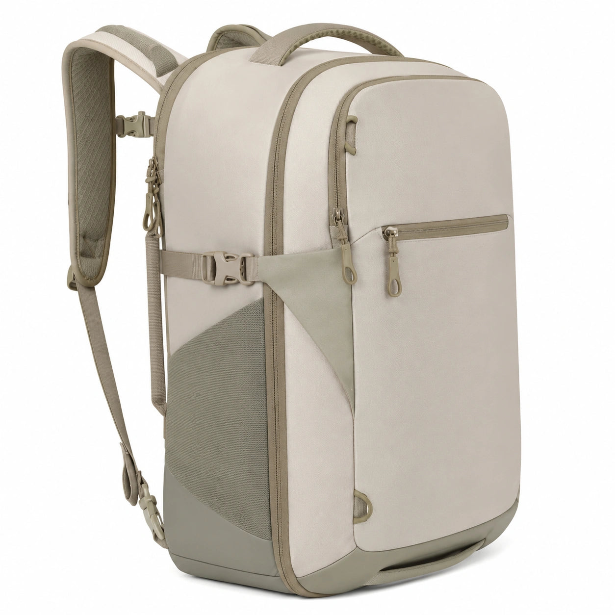 Sac à dos de voyage moderne beige 25L