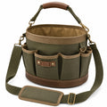 Sac à Outils en Toile Vert avec Bandoulière